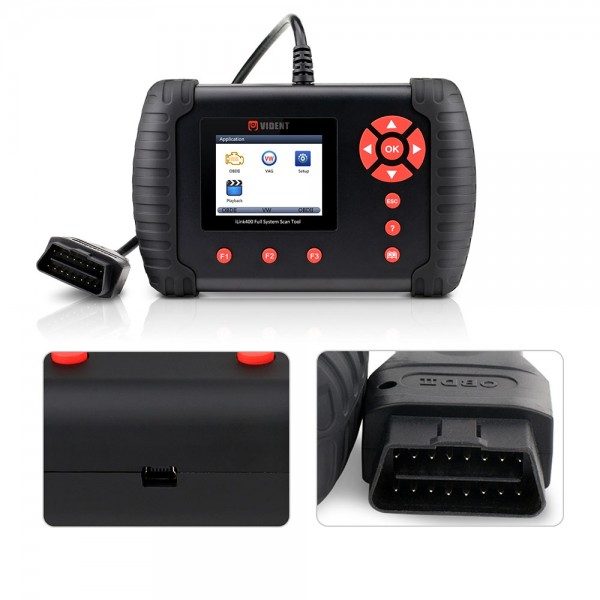 [US Ship No Tax] Original VIDENT iLink400 Full System Scan Tool Single Make Support ABS/SRS/EPB//DPF Regeneration/Oil Reset